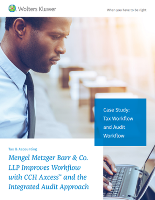 Case Study: Tax Workflow and Audit Workflow