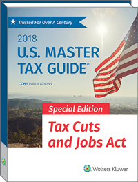 U.S. Master Tax guide - Tax Cuts and Jobs Act Edition